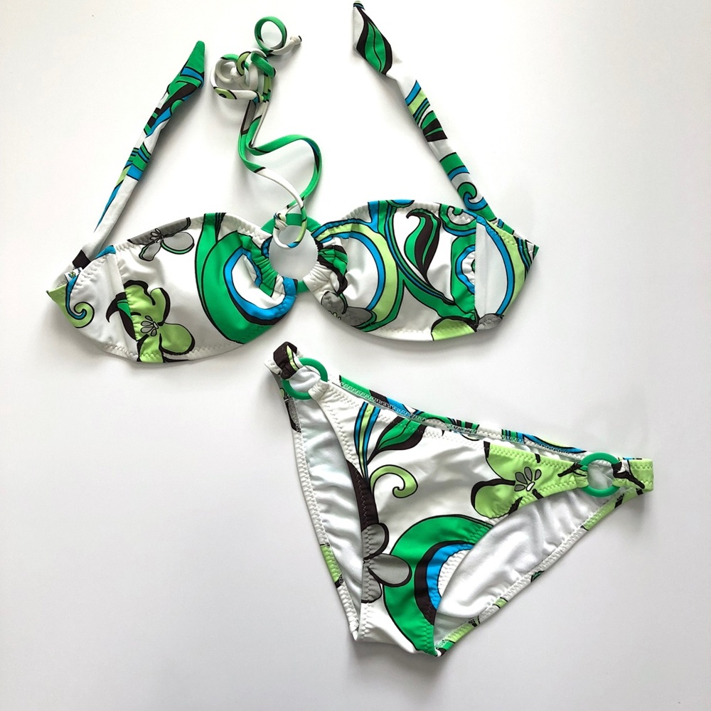 Point Conception Ring Bikini Swimsuit Set L